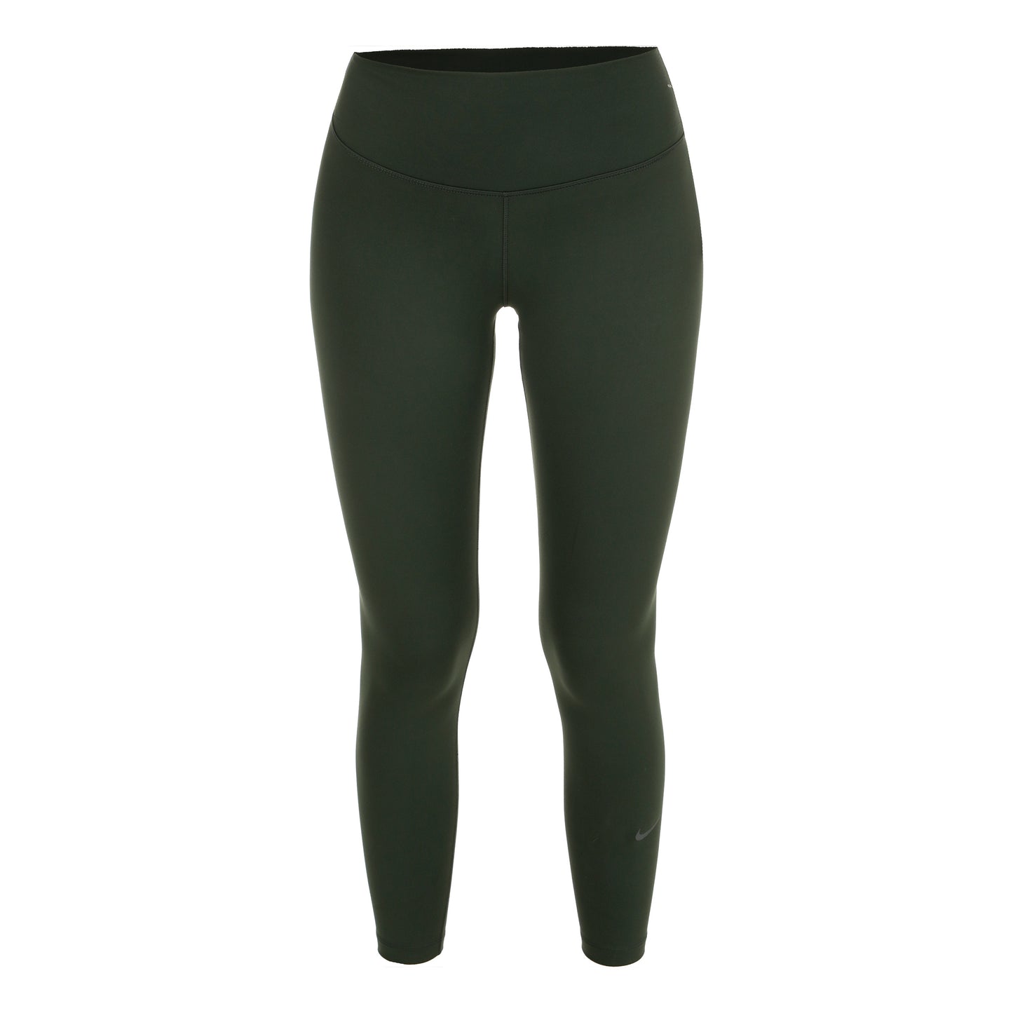 Nike Dri-Fit One High Rise 7/8 Stramme løbebukser Damer - mørkegrøn, sort