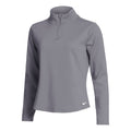 Dri-Fit One Standard Half-Zip Shirt, langærmet Damer - grå,