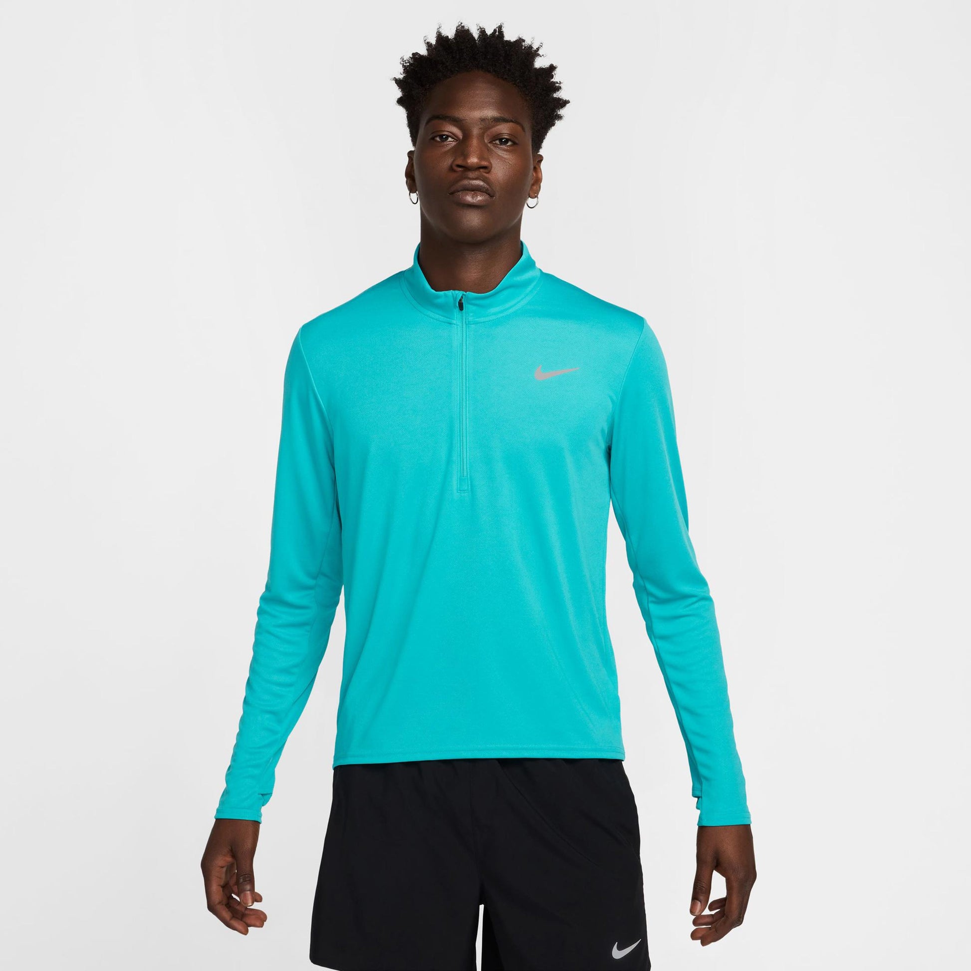 Nike Pacer Half-Zip Løbetrøje Herrer - turkis