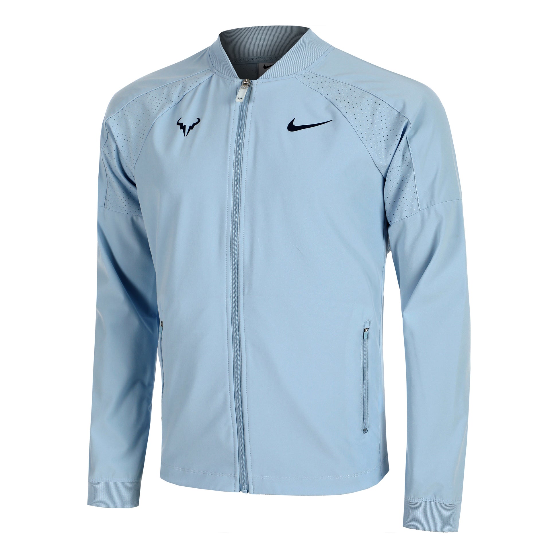 Nike Dri-Fit RAFA MNK Træningsjakke Herrer - lyseblå, sort