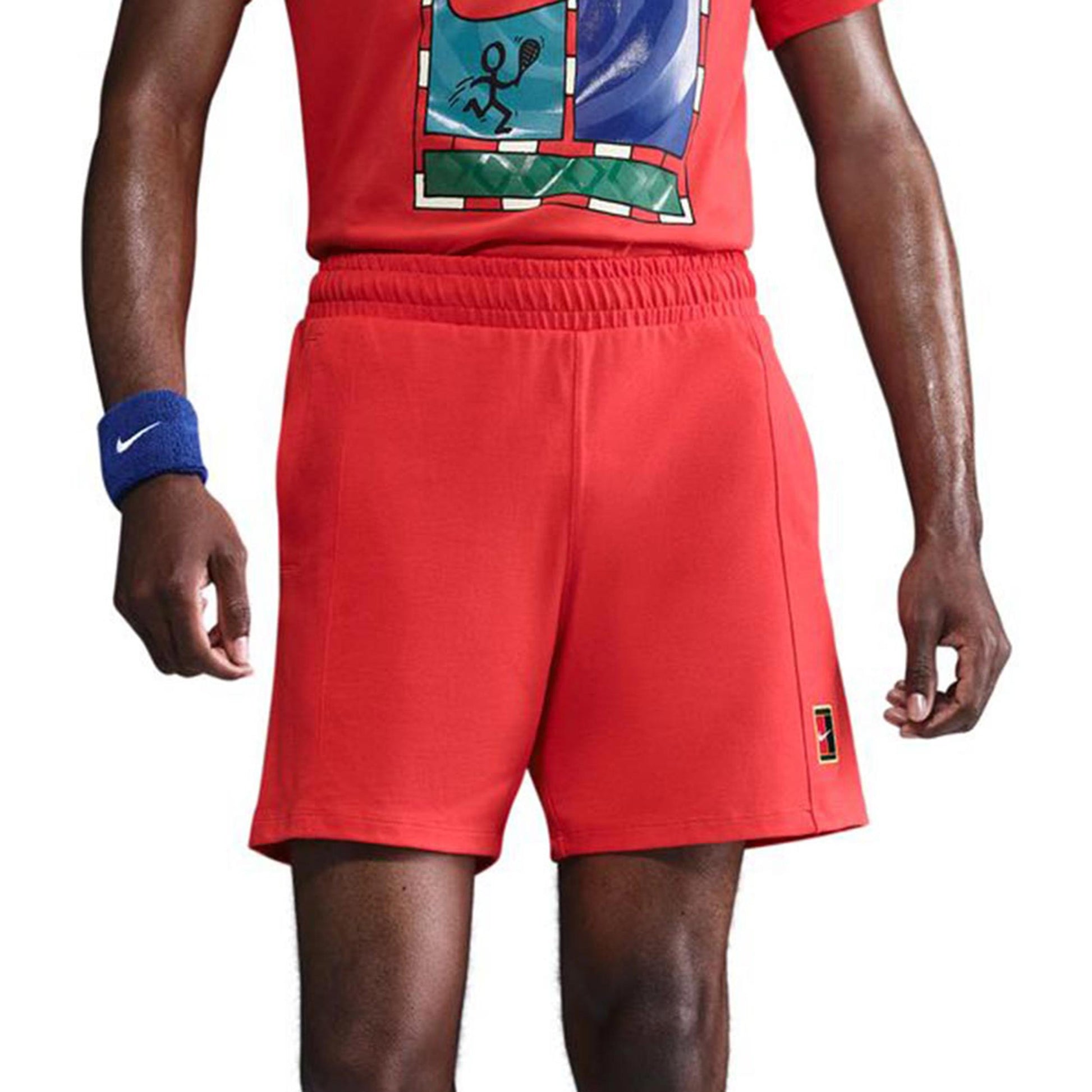 Nike Court Dri-FIT Heritage Shorts Herrer-Rød