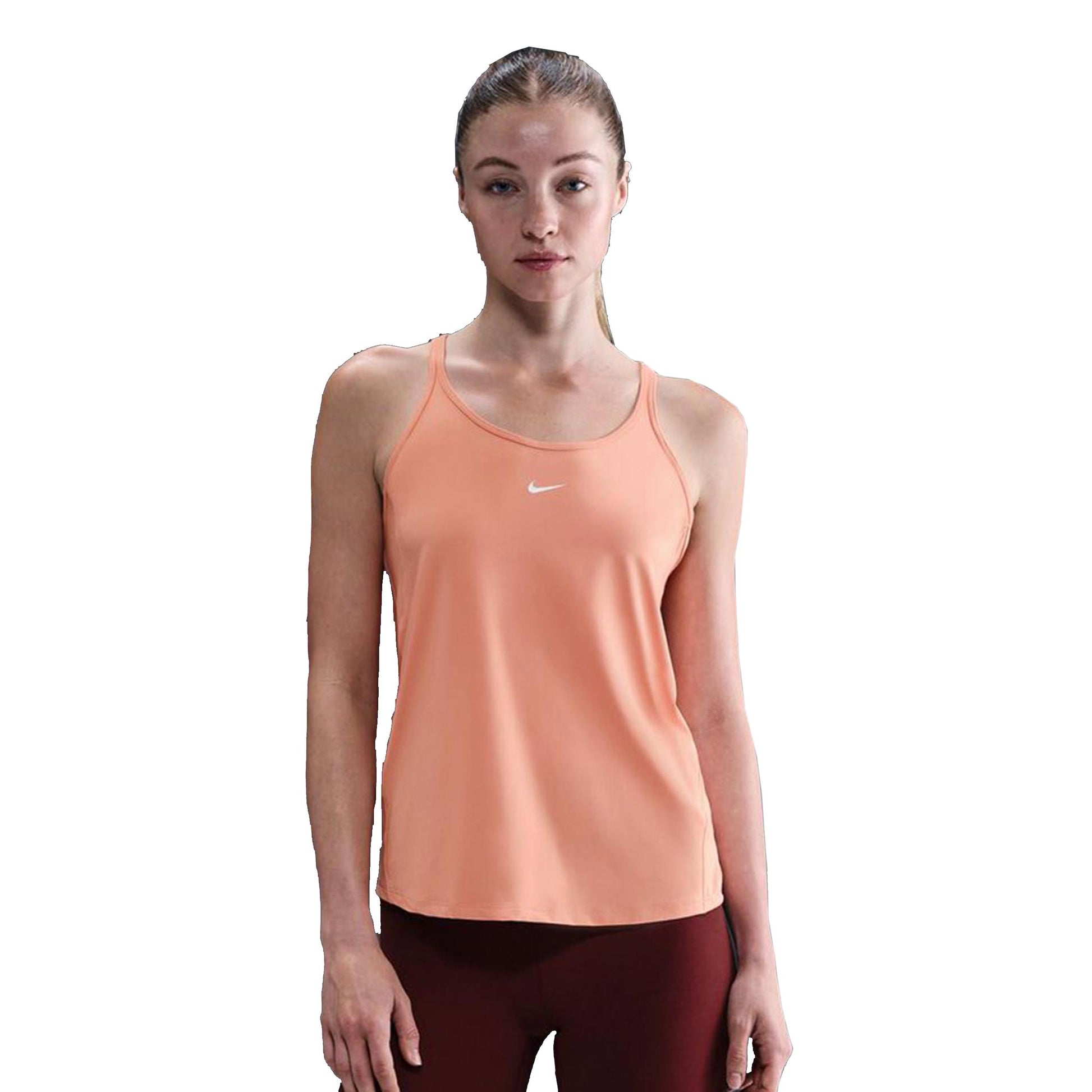Nike One Dri-FIT Strappy Tanktop Damer-Apricot