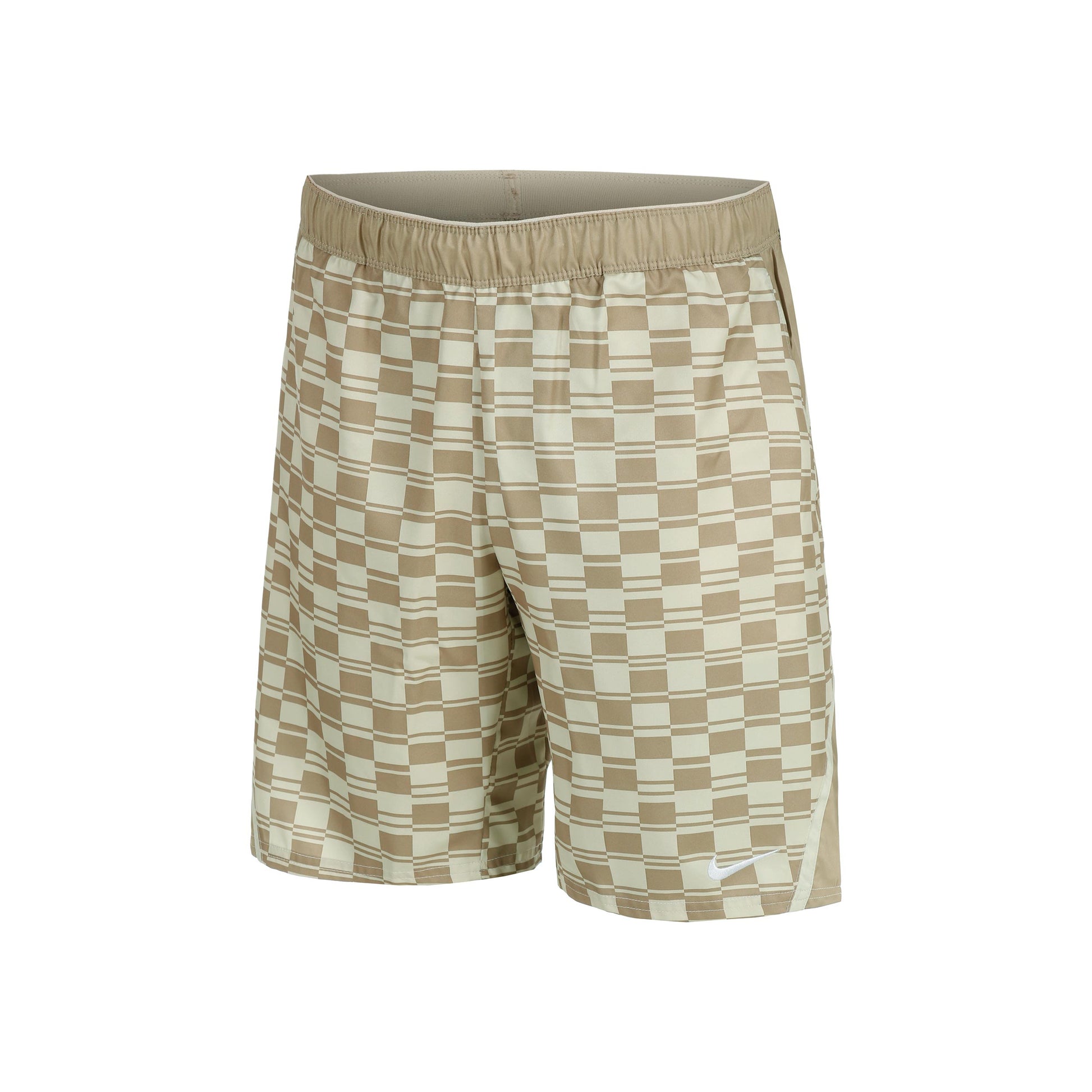 Nike Court Dri-FIT Victory High Rise 9in All Over Print Shorts Herrer-Beige,Creme