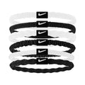 Flex Hair Tie Hårbånd Pakke Med 6-Hvid,Sort