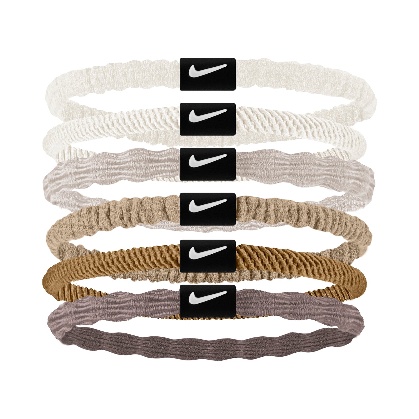 Nike Flex Hårbånd Pakke Med 6-Flerfarvet,Sand