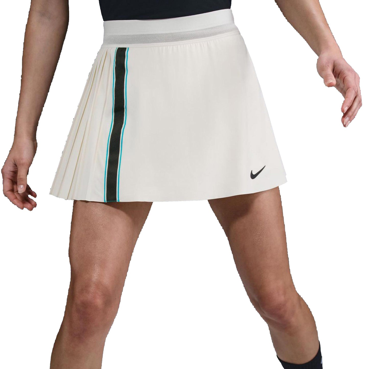 Nike Court Dri-FIT Slam High Rise Nederdel Damer-Creme