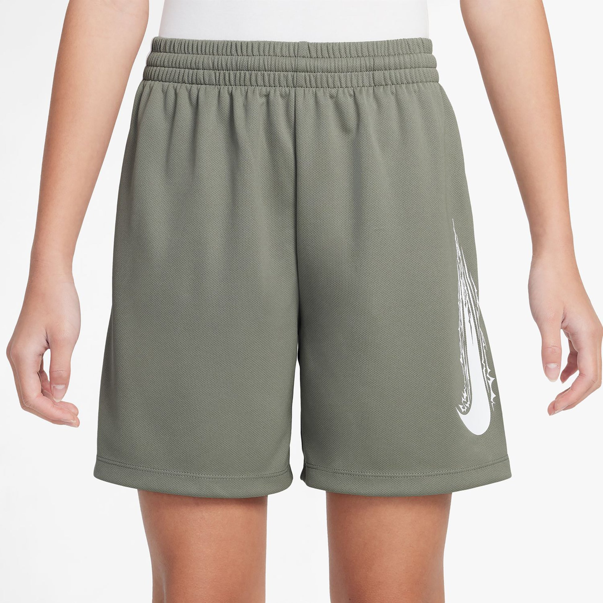 Nike Dri-Fit Multi Shorts Børn-Oliven