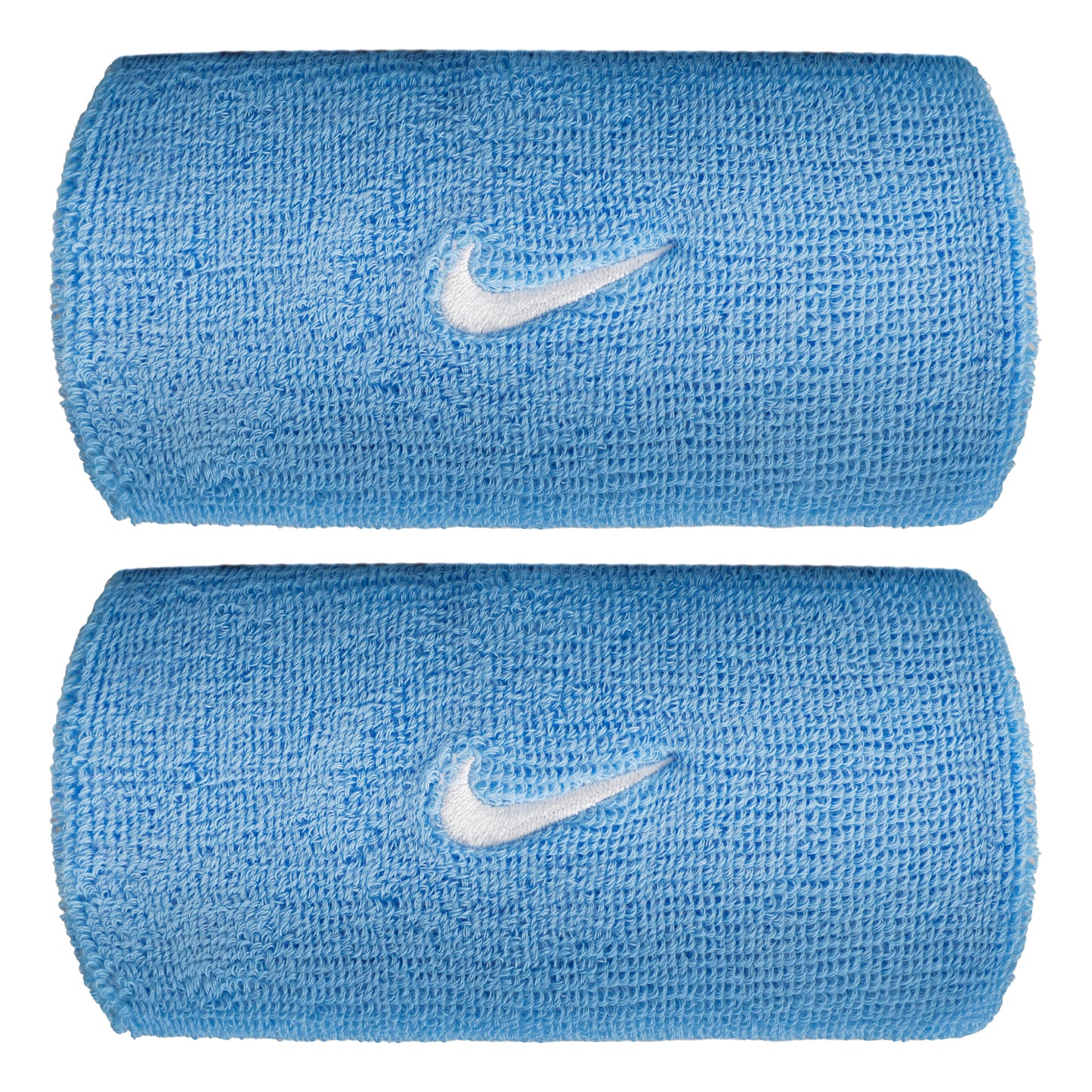 Nike Swoosh Classic Doublewide Svedbånd lang - blå, hvid