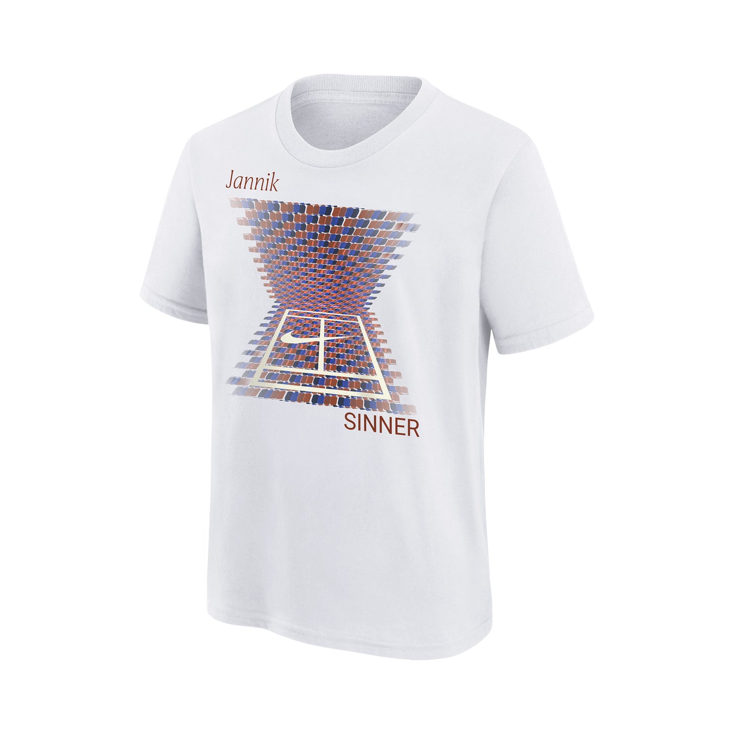 Nike Jannik Sinner T-shirt Drenge-Hvid