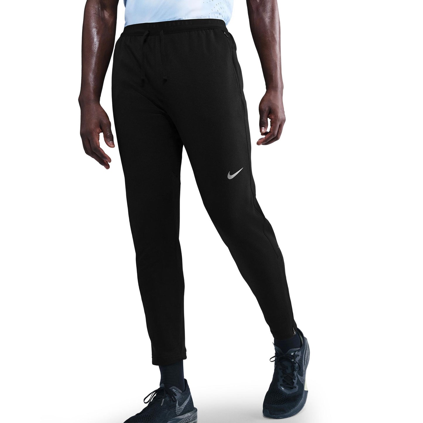 Nike Stride Løbebukser Herrer - sort, sølv