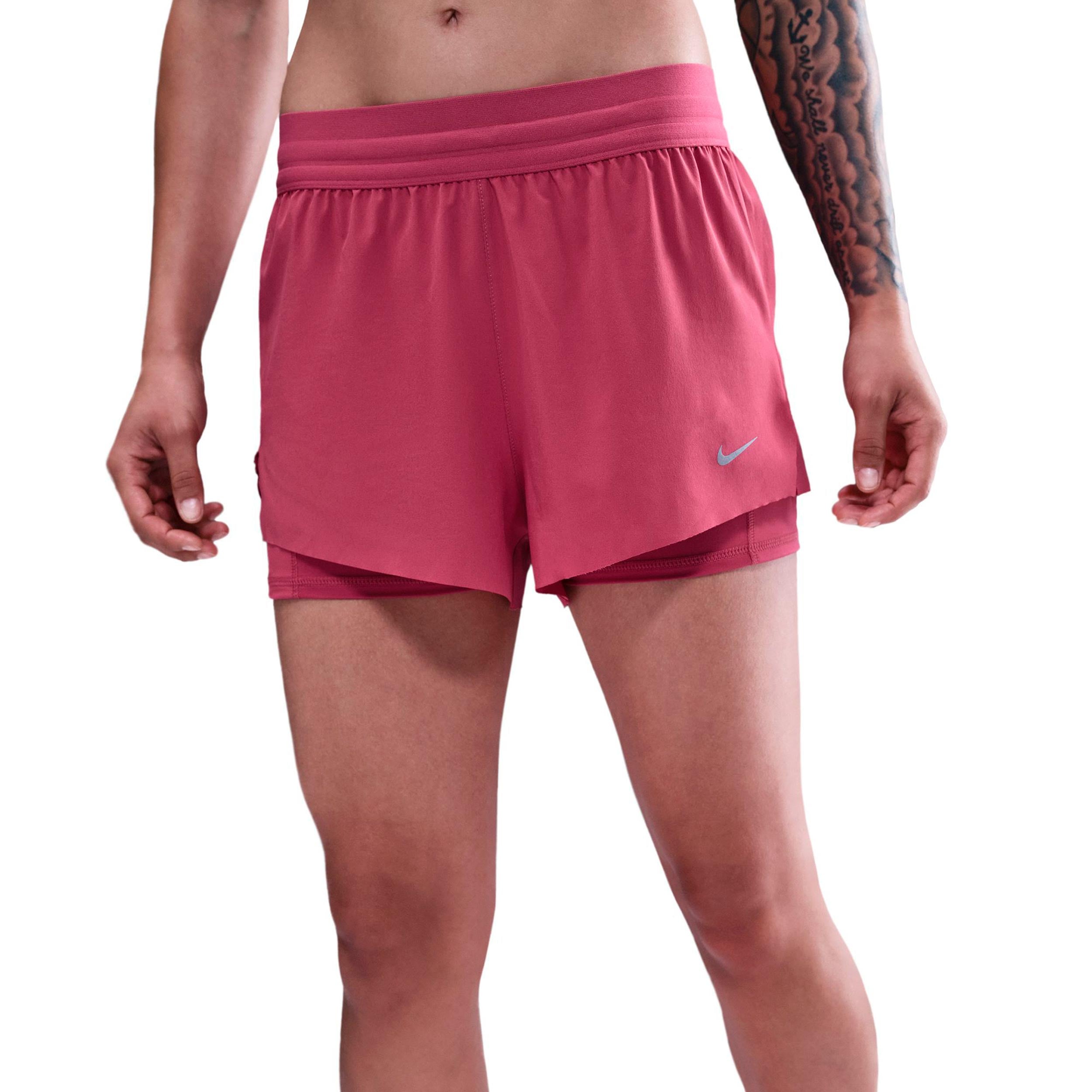 Nike Swift Løbeshorts Damer - bær, sølv
