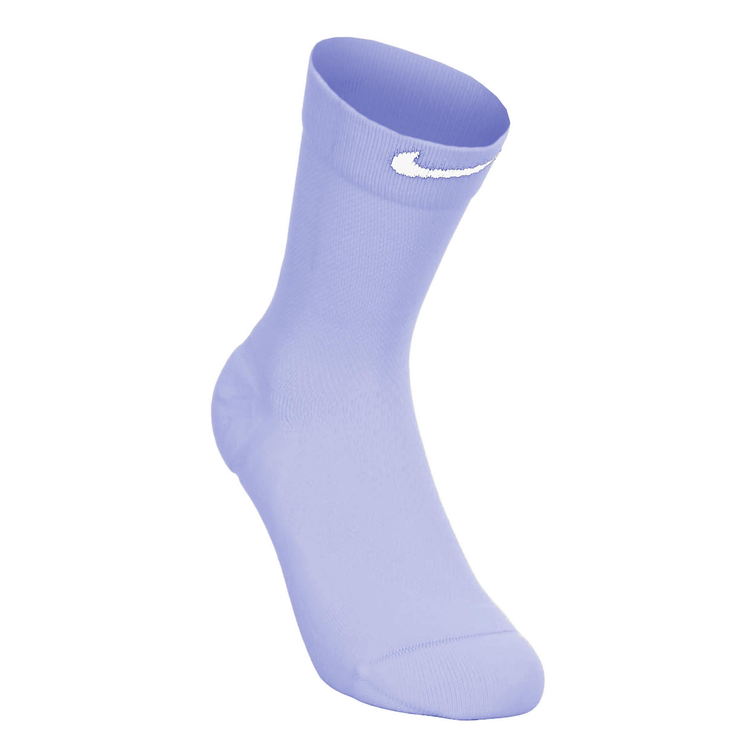 Nike Fast Midweight Crew Løbesokker Unisex - blå-grå, hvid