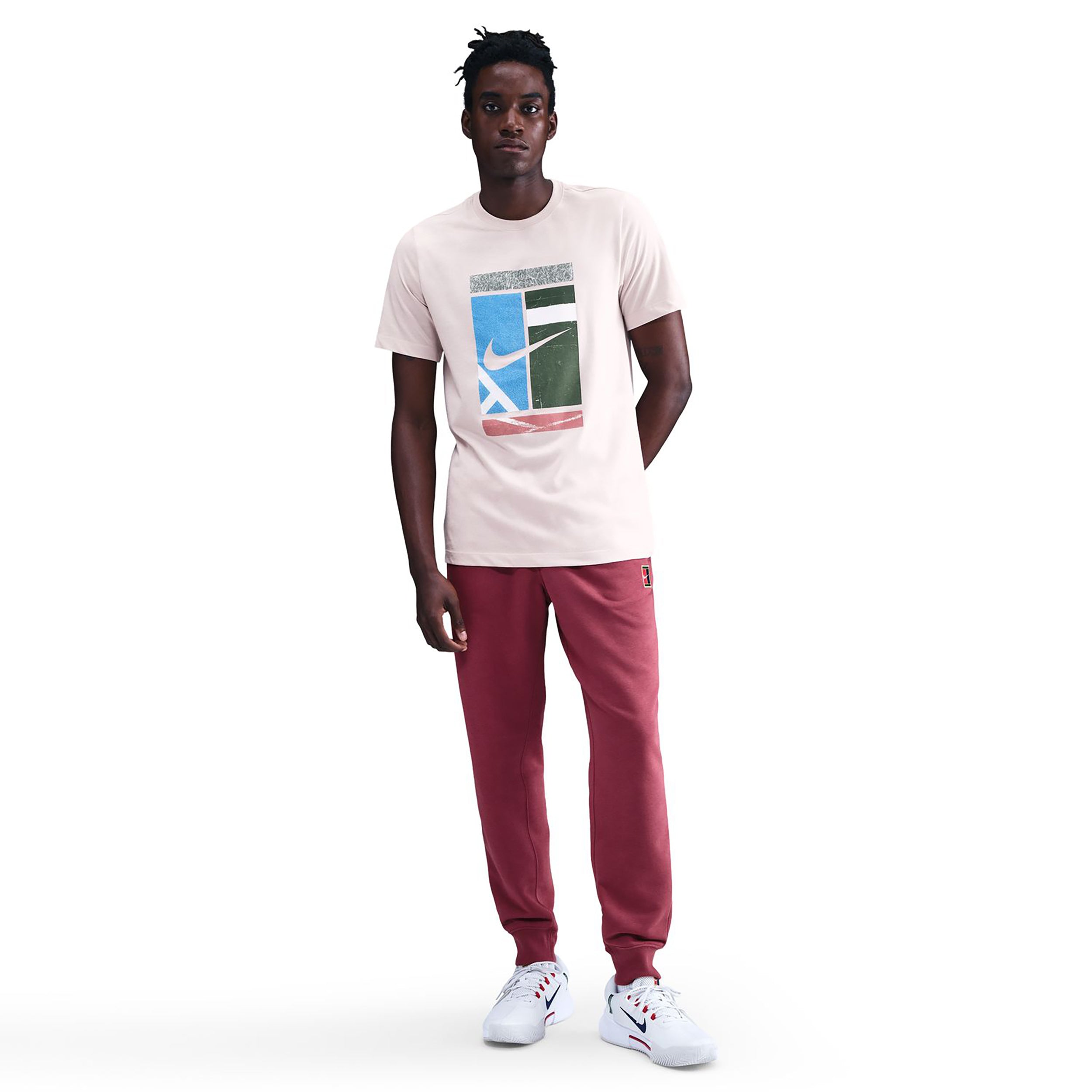 Nike Court Dri-Fit Tee Court T-shirt Herrer-gammel lyserød