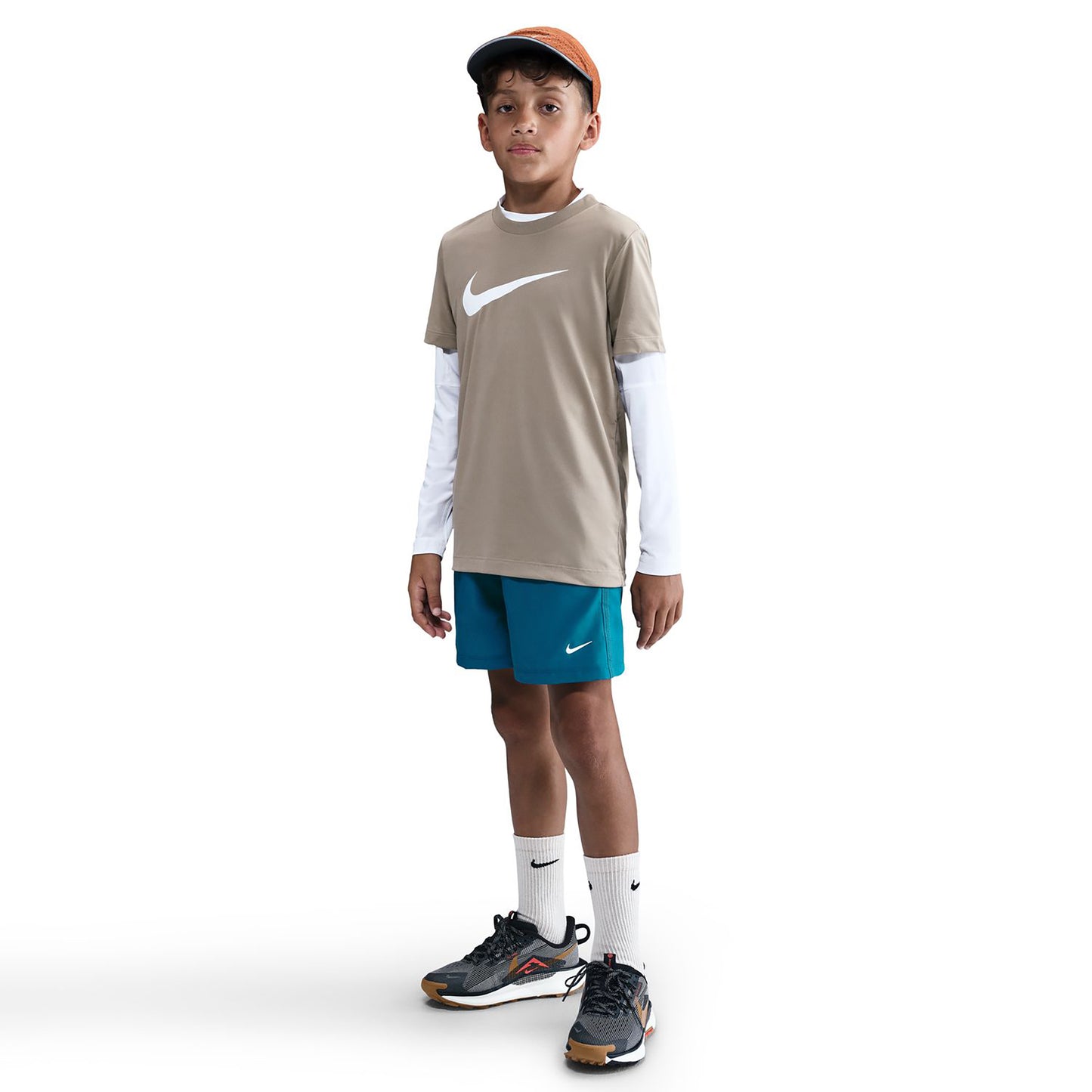 Nike Big Shorts Drenge - blå, hvid