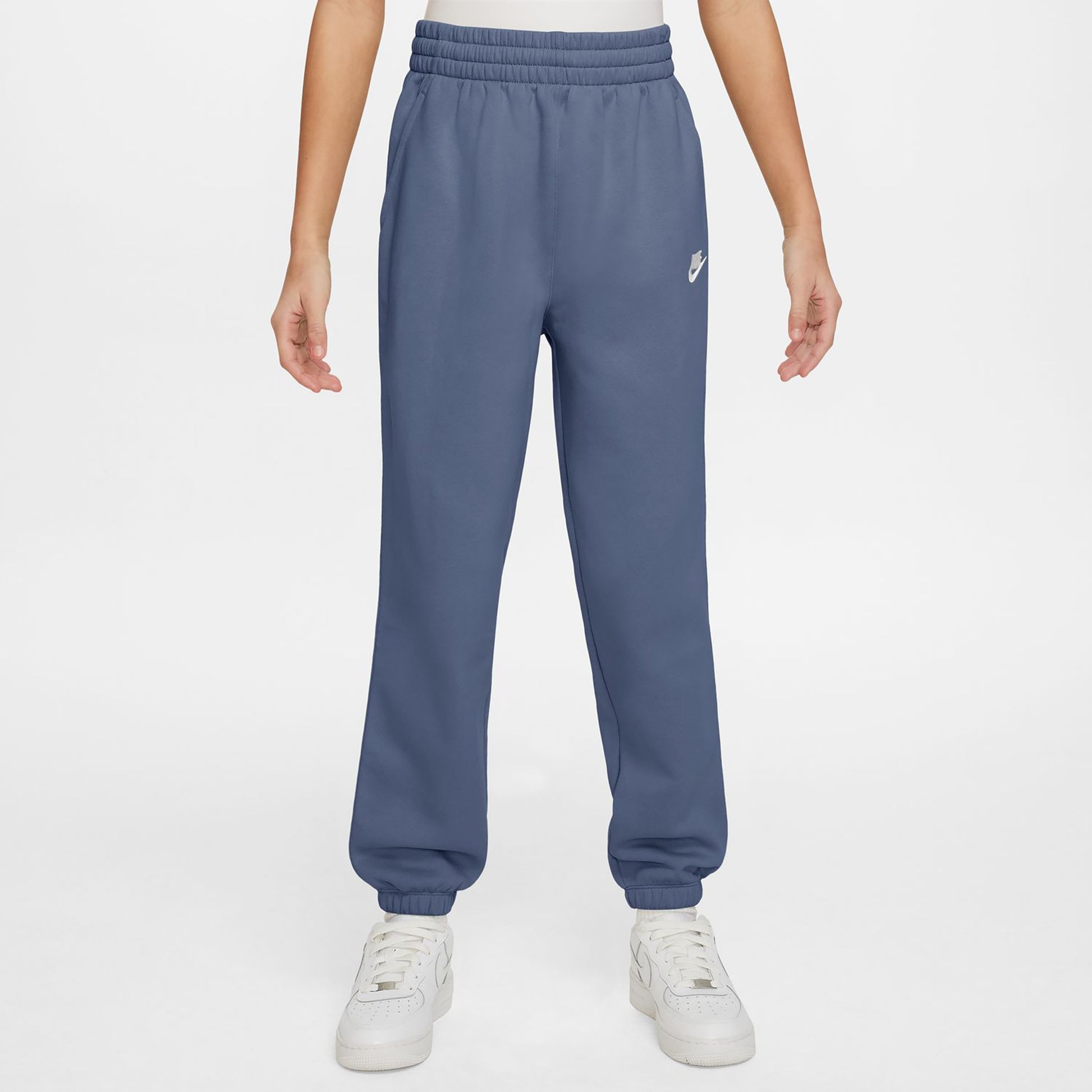 Nike Club Fleece Loose Træningsbukser Pige - blå-grå, blå-grå