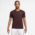 Sinner Court Dri-FIT Advantage T-shirt Herrer - mørkerød, hvid