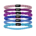Flex Hair Tie Hårbånd Pakke med 6 Unisex - flerfarvet, lilla