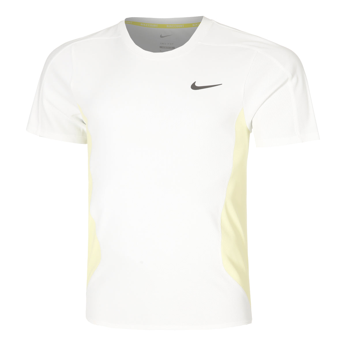 Nike Court Dri-Fit Advantage Slam T-shirt Herrer-Hvid,Lime