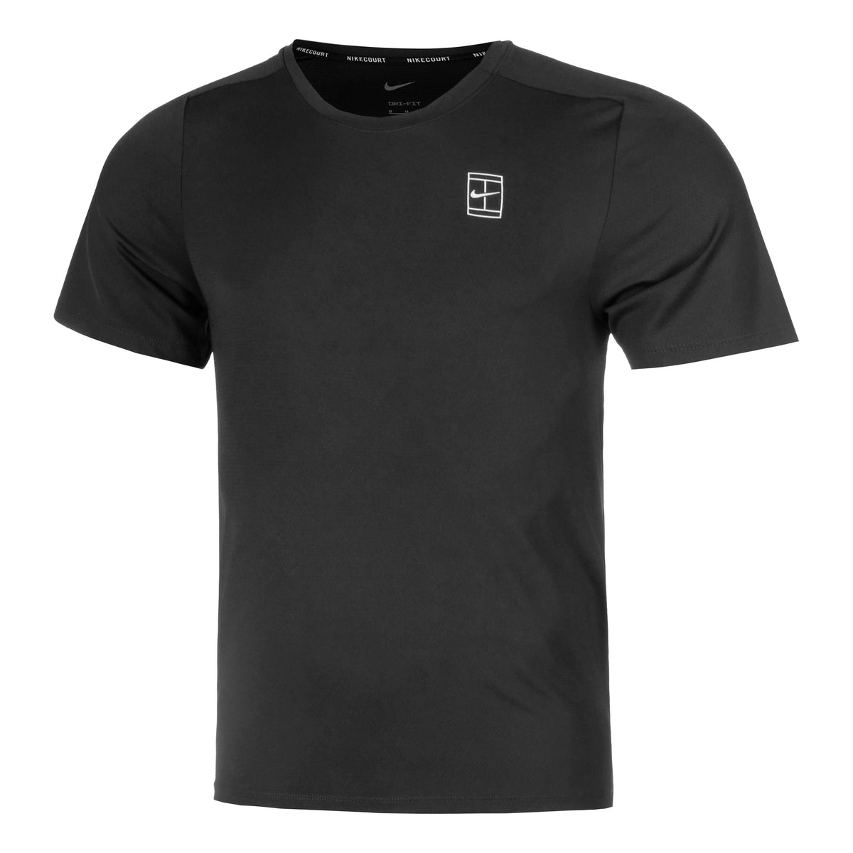 Nike Court Dri-Fit Advantage T-shirt Herrer-Sort,Hvid
