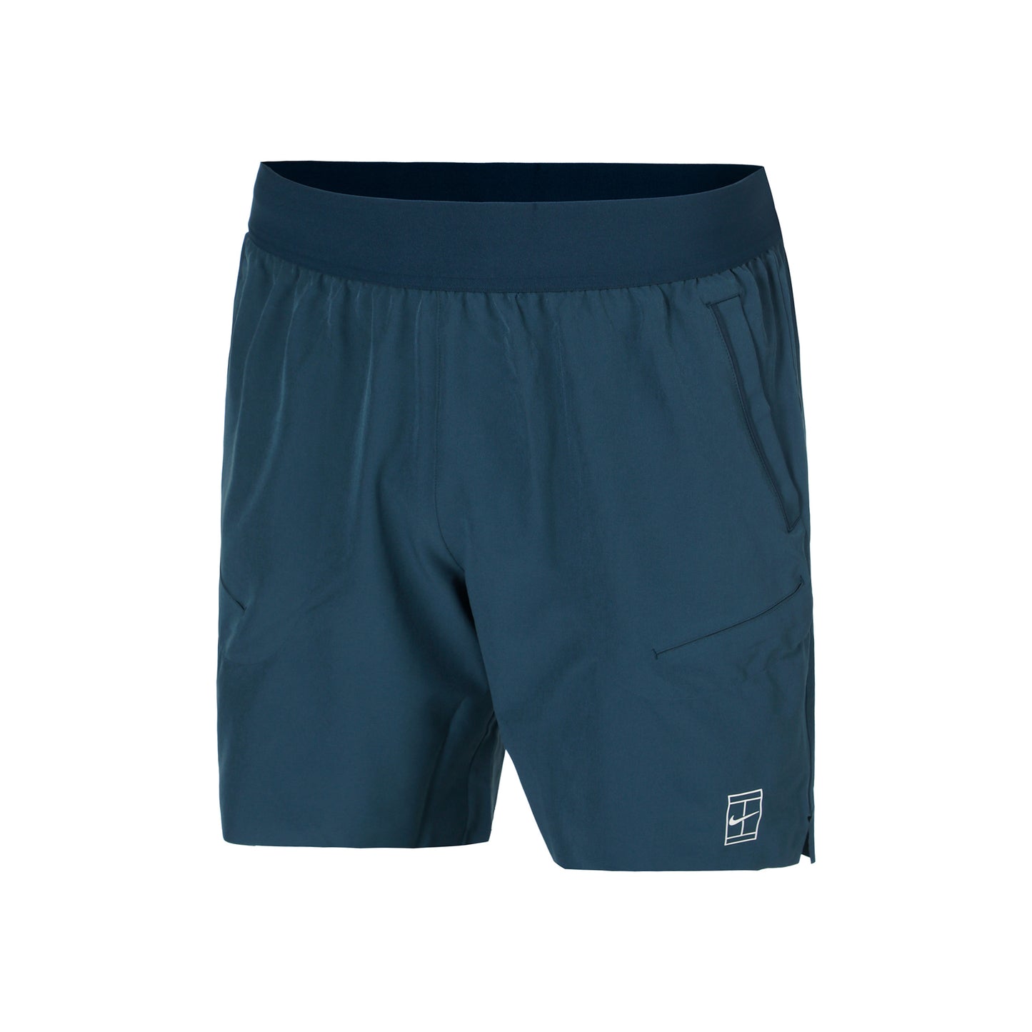 Nike Court Dri-Fit Advantage 6in Shorts Herrer-Mørkeblå,Hvid