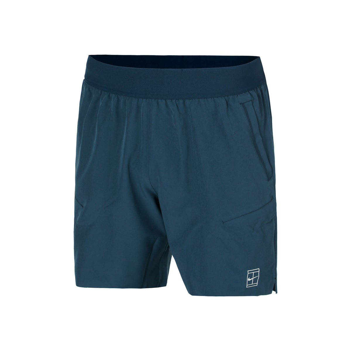 Nike Court Dri-Fit Advantage 6in Shorts Herrer-Mørkeblå,Hvid
