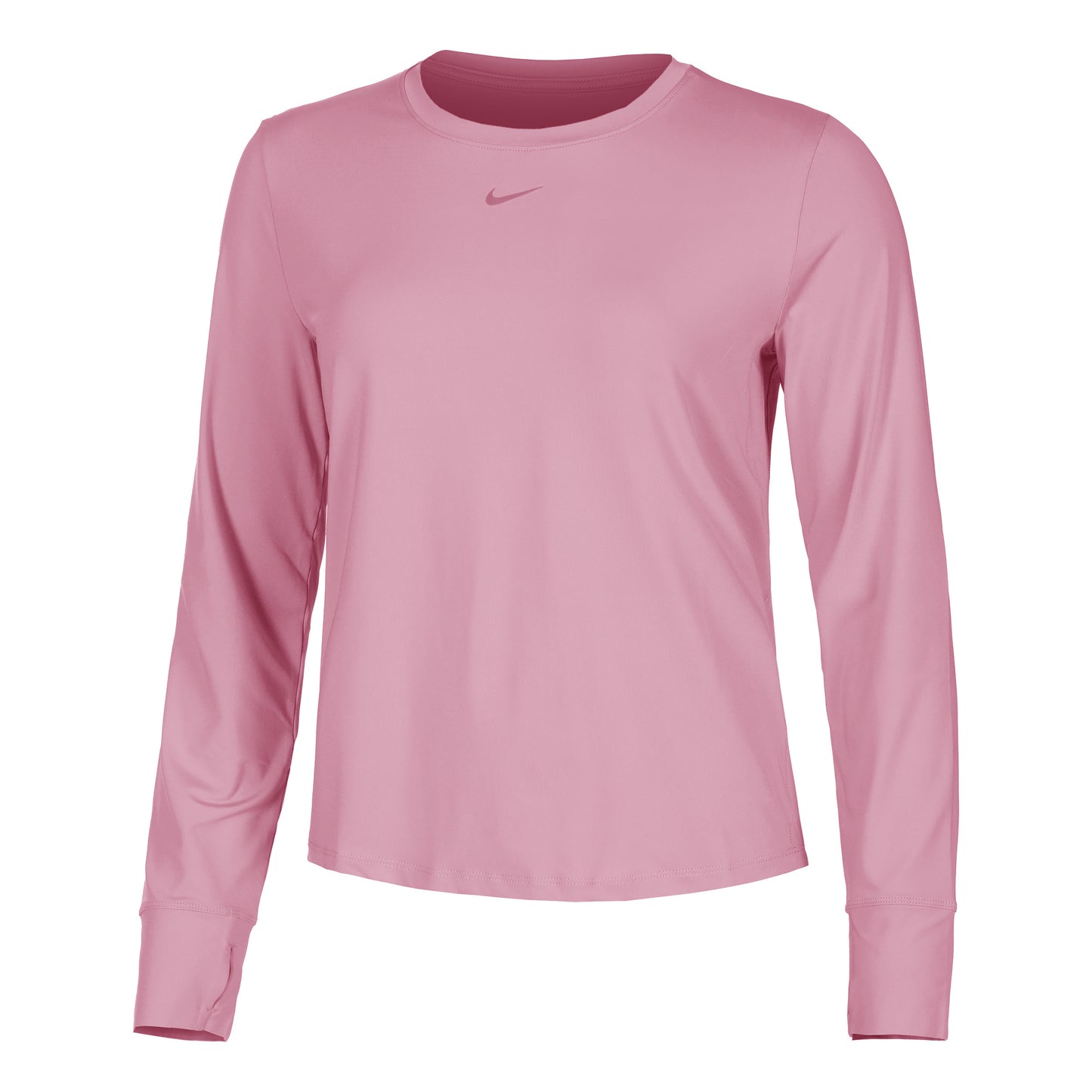 Nike One Classic Dri-Fit Shirt, langærmet Damer - pink, sort