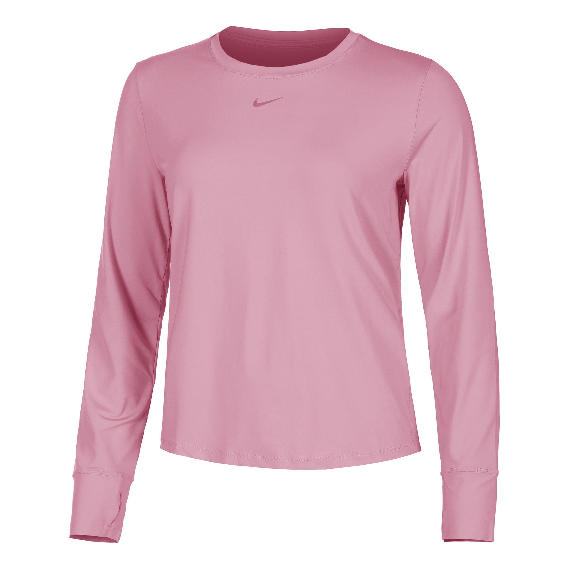 Nike One Classic Dri-Fit Shirt, langærmet Damer - pink, sort