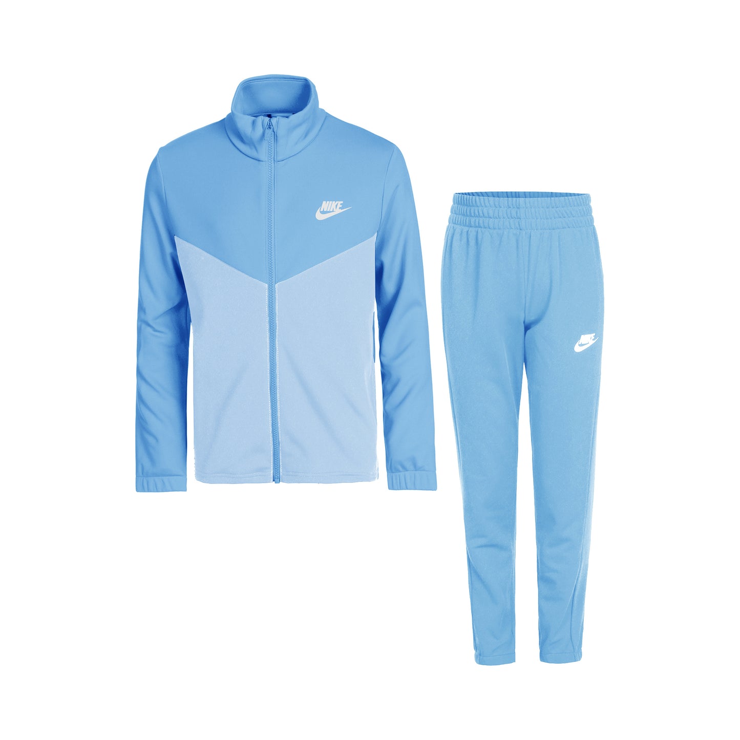 Nike Poly Fullzip Træningsdragt Børn-Lyseblå