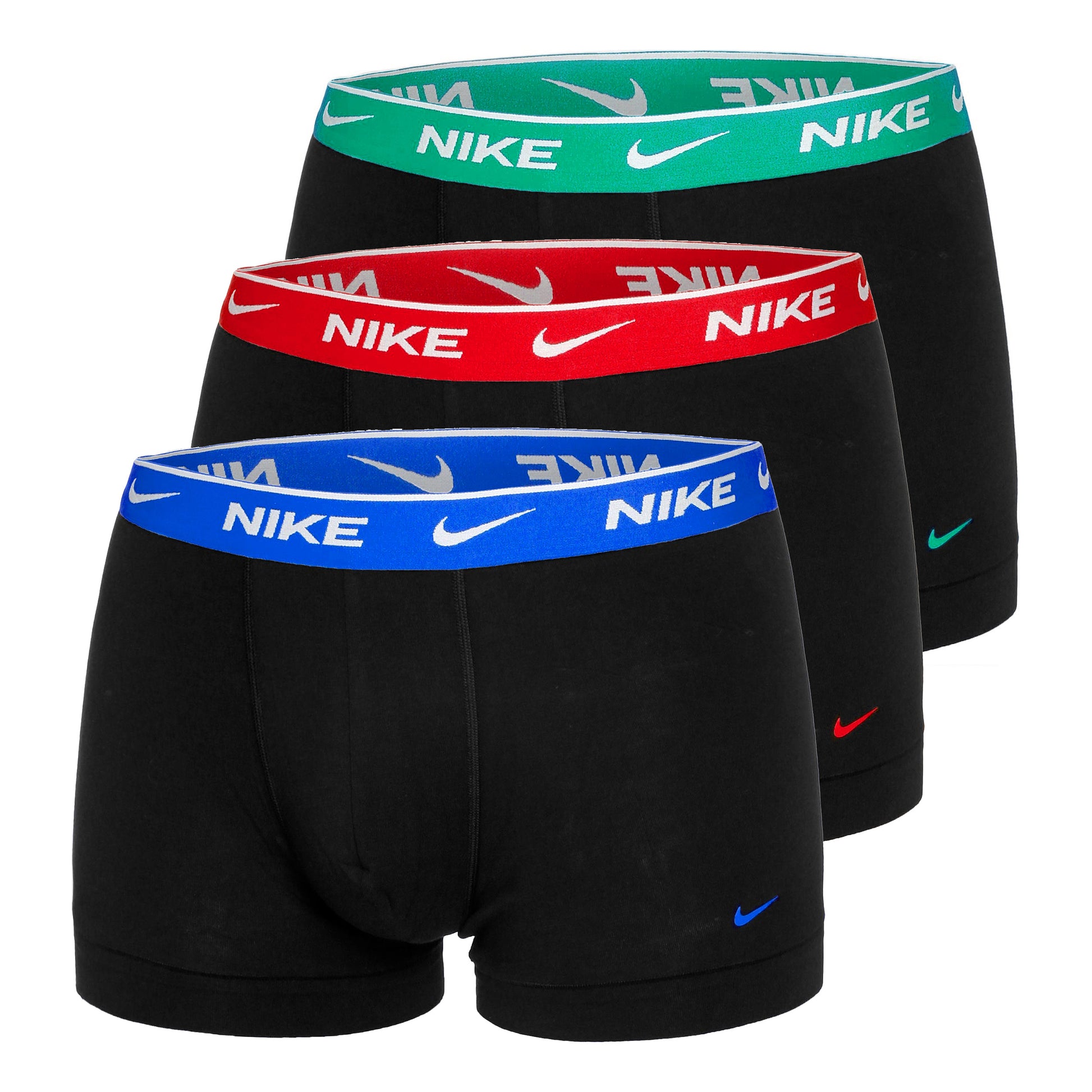 Nike Everyday Cotton Stretch Boksershorts Pakke Med 3 Herrer-Blå,Flerfarvet