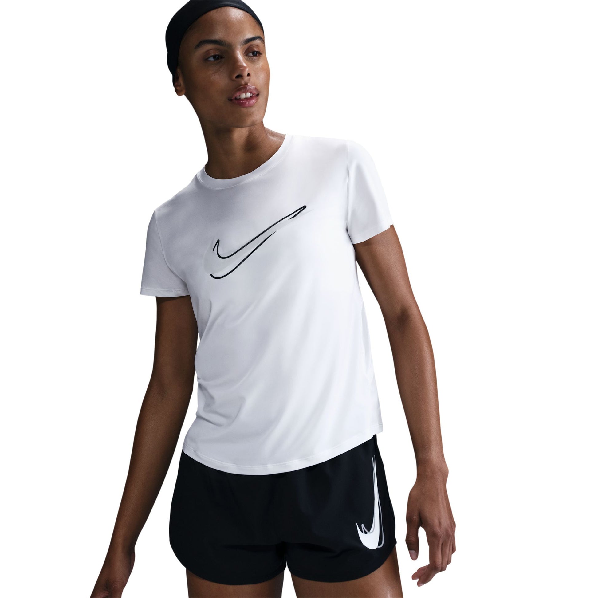 Nike One Swoosh Løbetrøje Damer - hvid,
