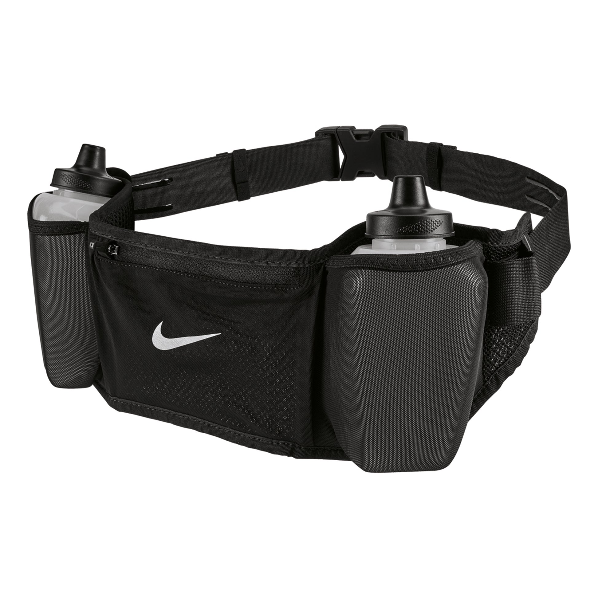 Nike Flex Flex Stride Double Bottel 709ml Bælte til drikkeflaske - sort