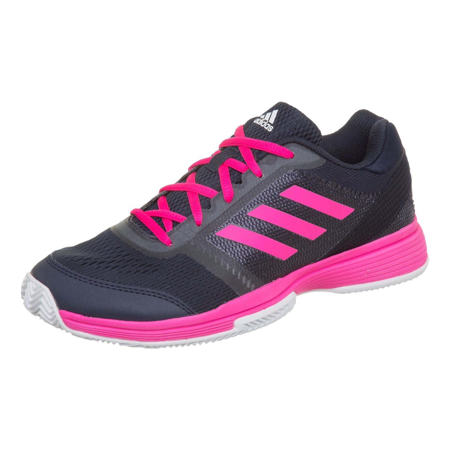 adidas Barricade Club Grusbanesko Damer - mørkeblå, pink
