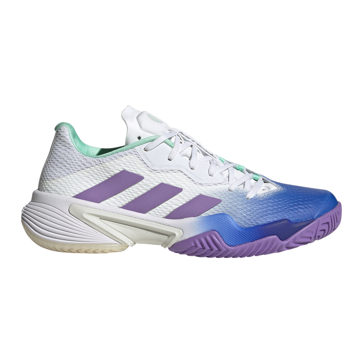 adidas Barricade Allcourt-sko Damer - hvid, blå