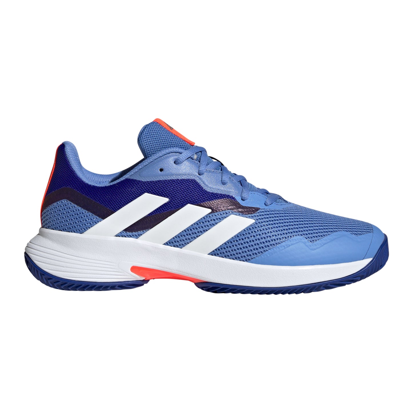adidas CourtJam Control Grusbanesko Herrer - blå, hvid