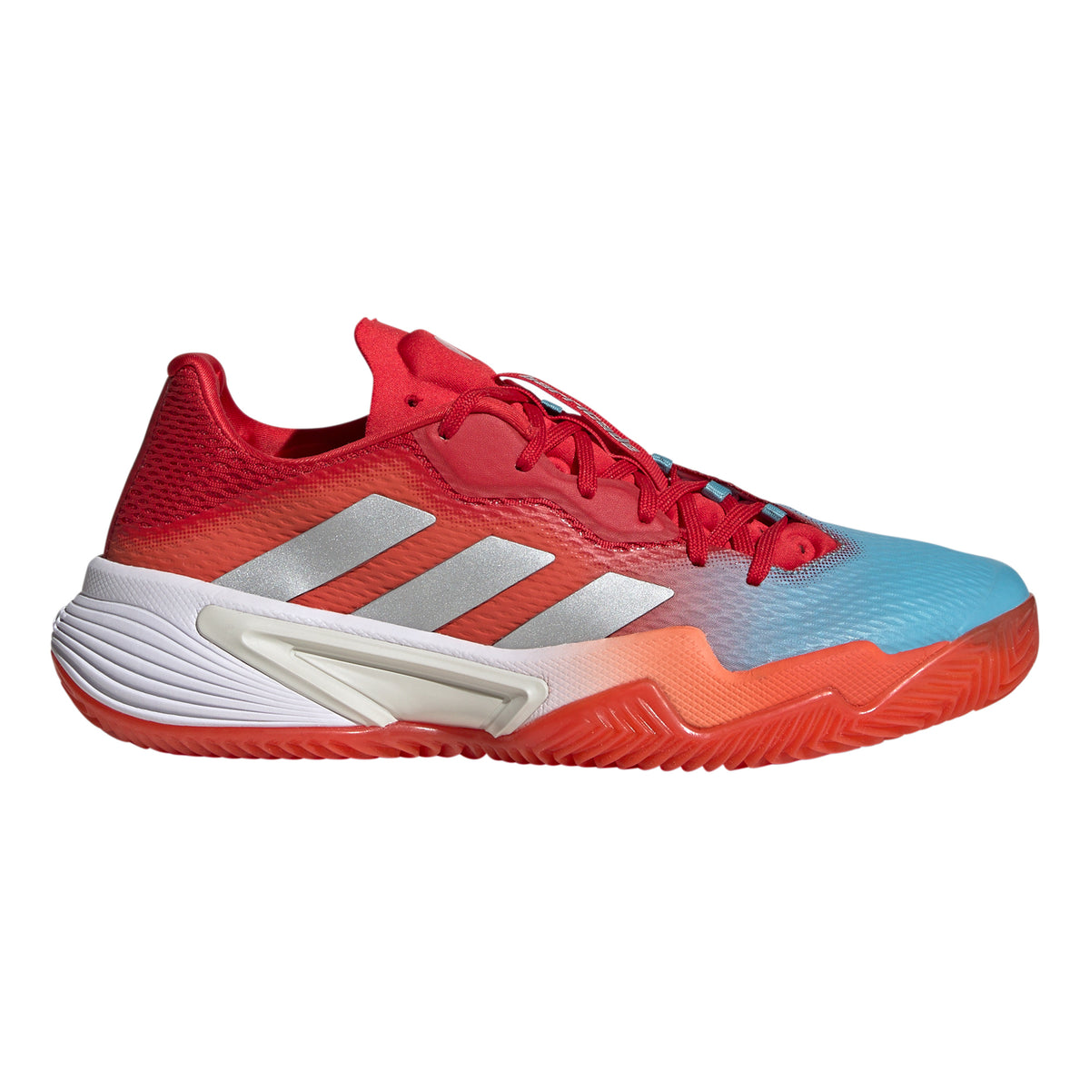 adidas Barricade Grusbanesko Damer - rød, hvid
