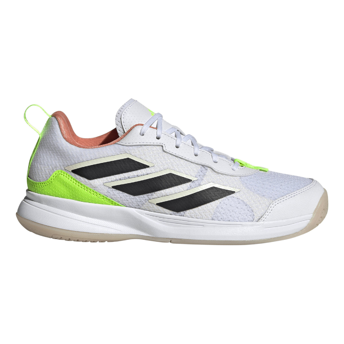 adidas Avaflash Allcourt-sko Damer - hvid, neongrøn
