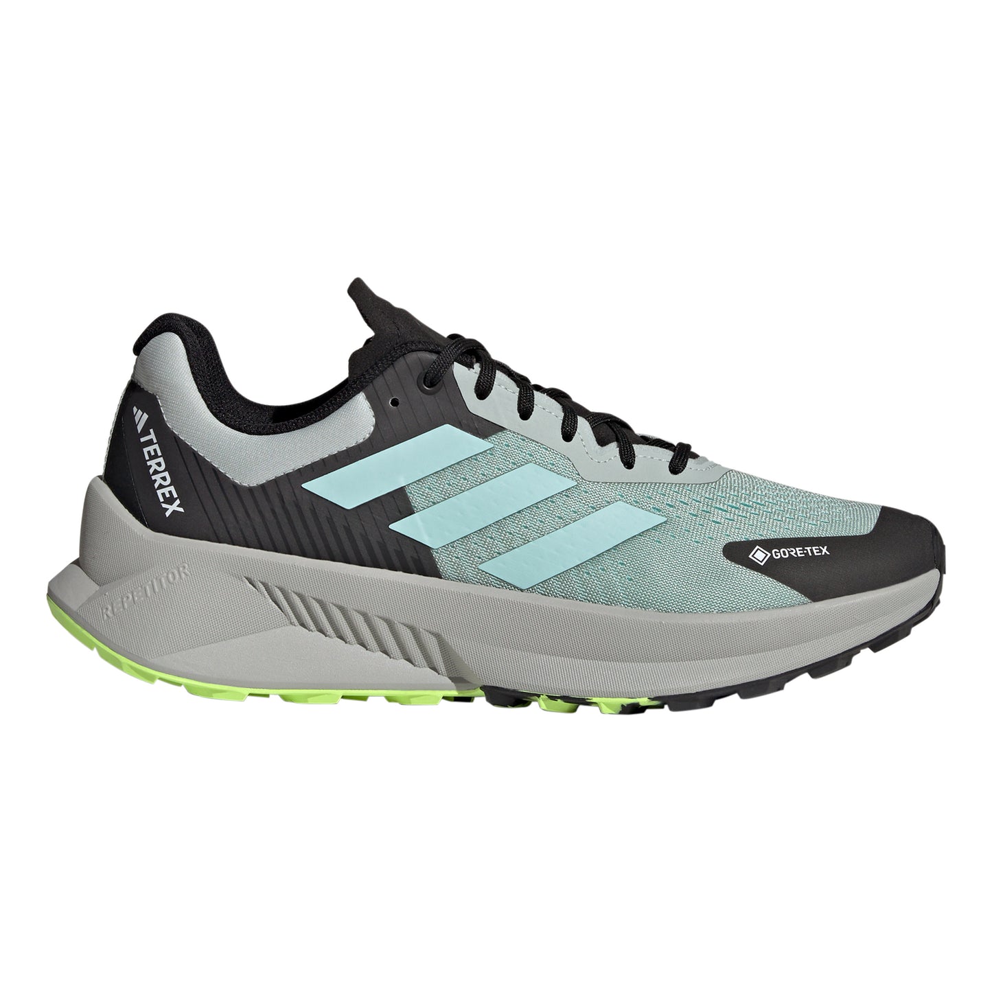 adidas Terrex Soulstride Flow GTX Trailsko Herrer - grå, lime