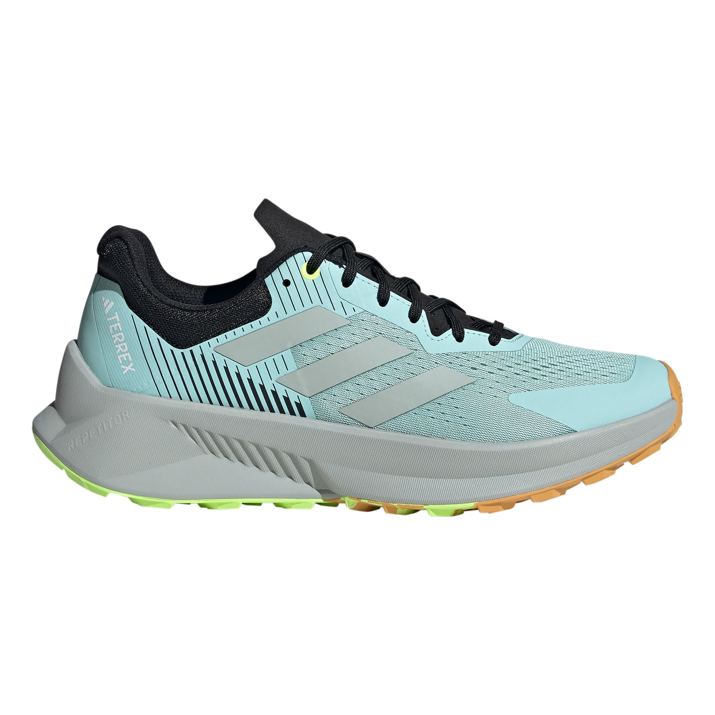 adidas Soulstride Flow Trailsko Herrer - grå, lime