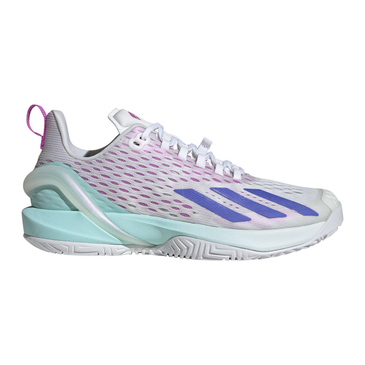 adidas Adizero Cybersonic Allcourt-sko Damer - lysegrå, mint