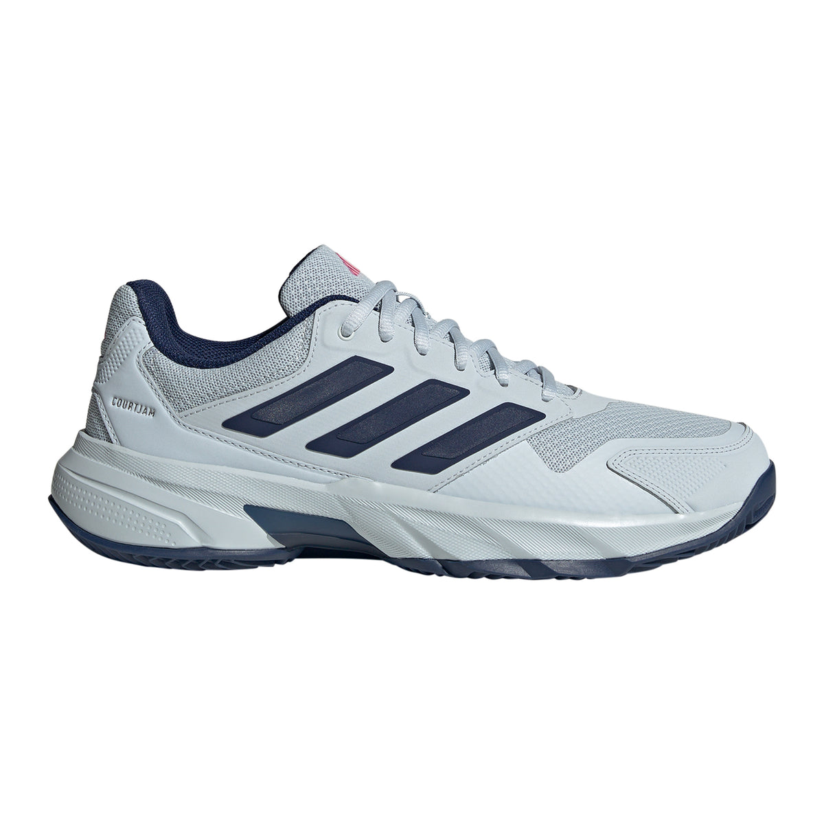 adidas CourtJam Control 3 Grusbanesko Herrer - lysegrå, mørkeblå