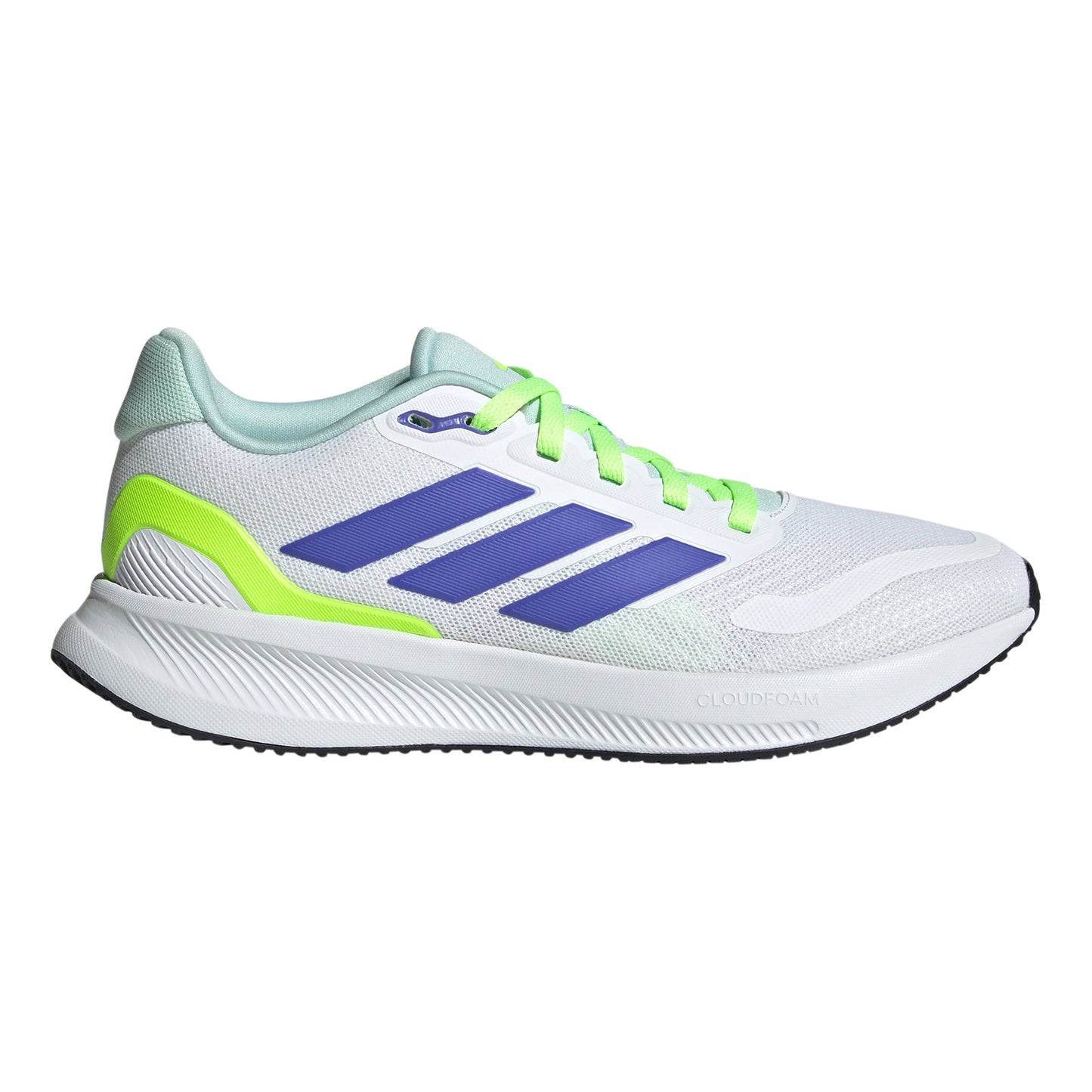 adidas Runfalcon 5 Neutral sko Børn - hvid, neongul