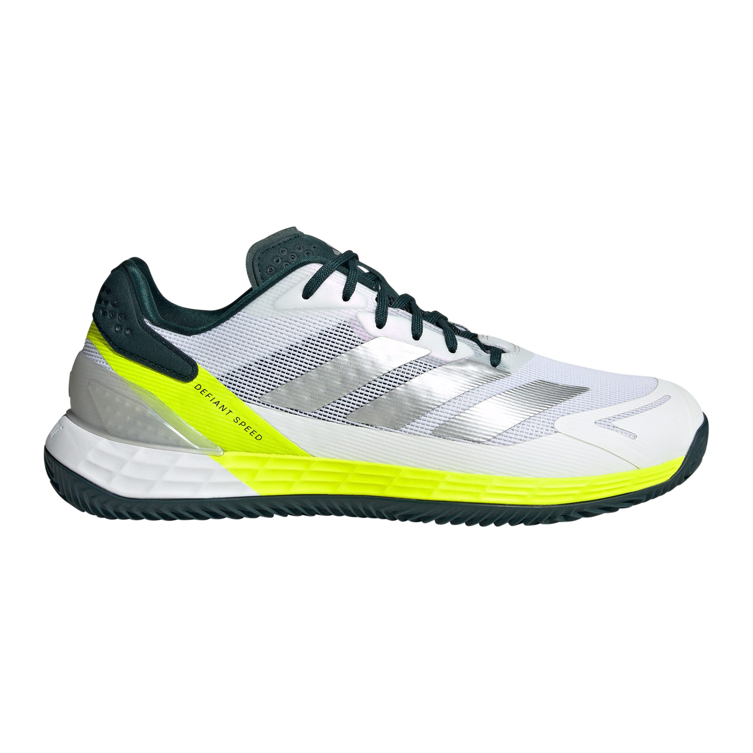 adidas Defiant Speed 2 Grusbanesko Herrer - hvid, neongul