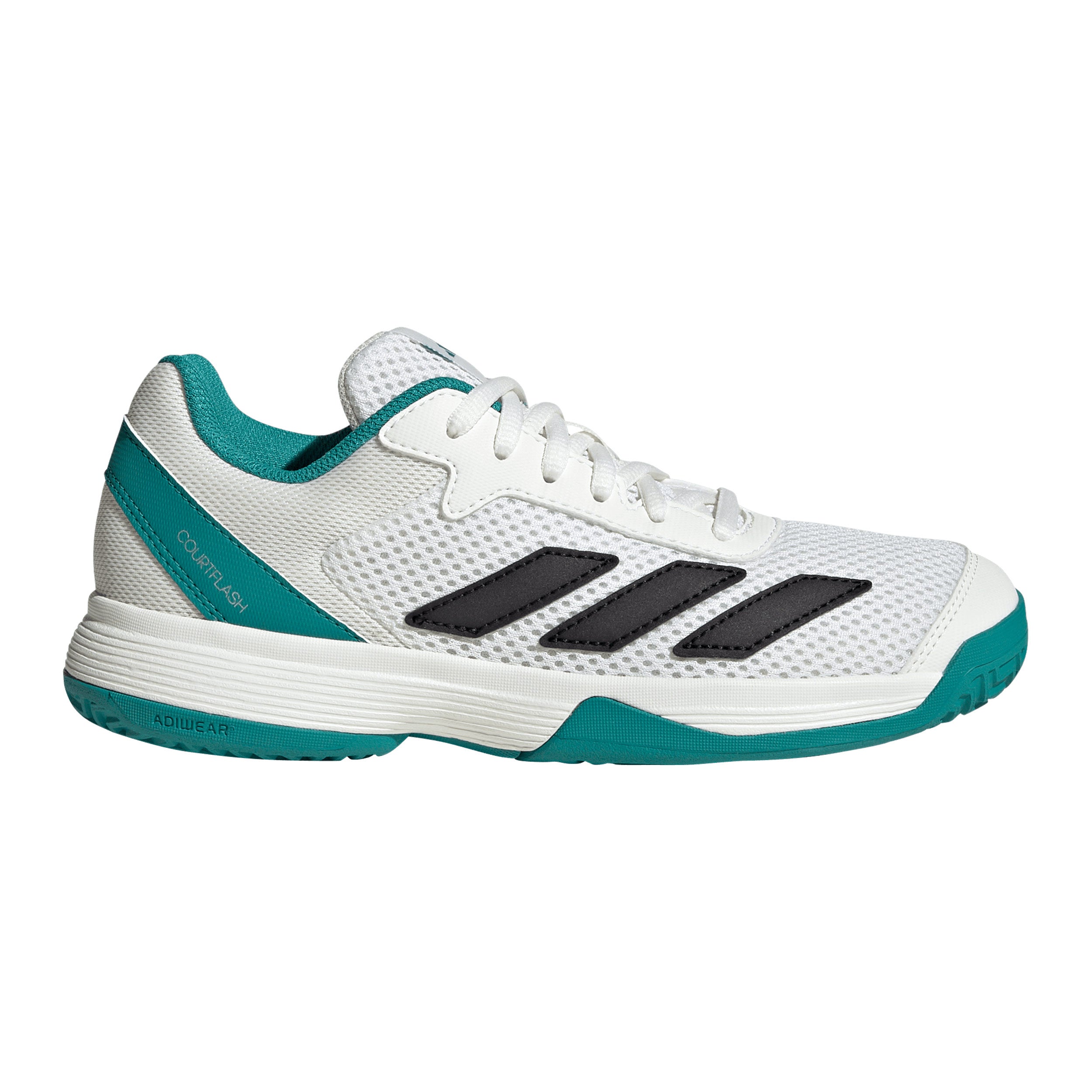 adidas Courtflash Allcourt-sko Børn - hvid, petrol