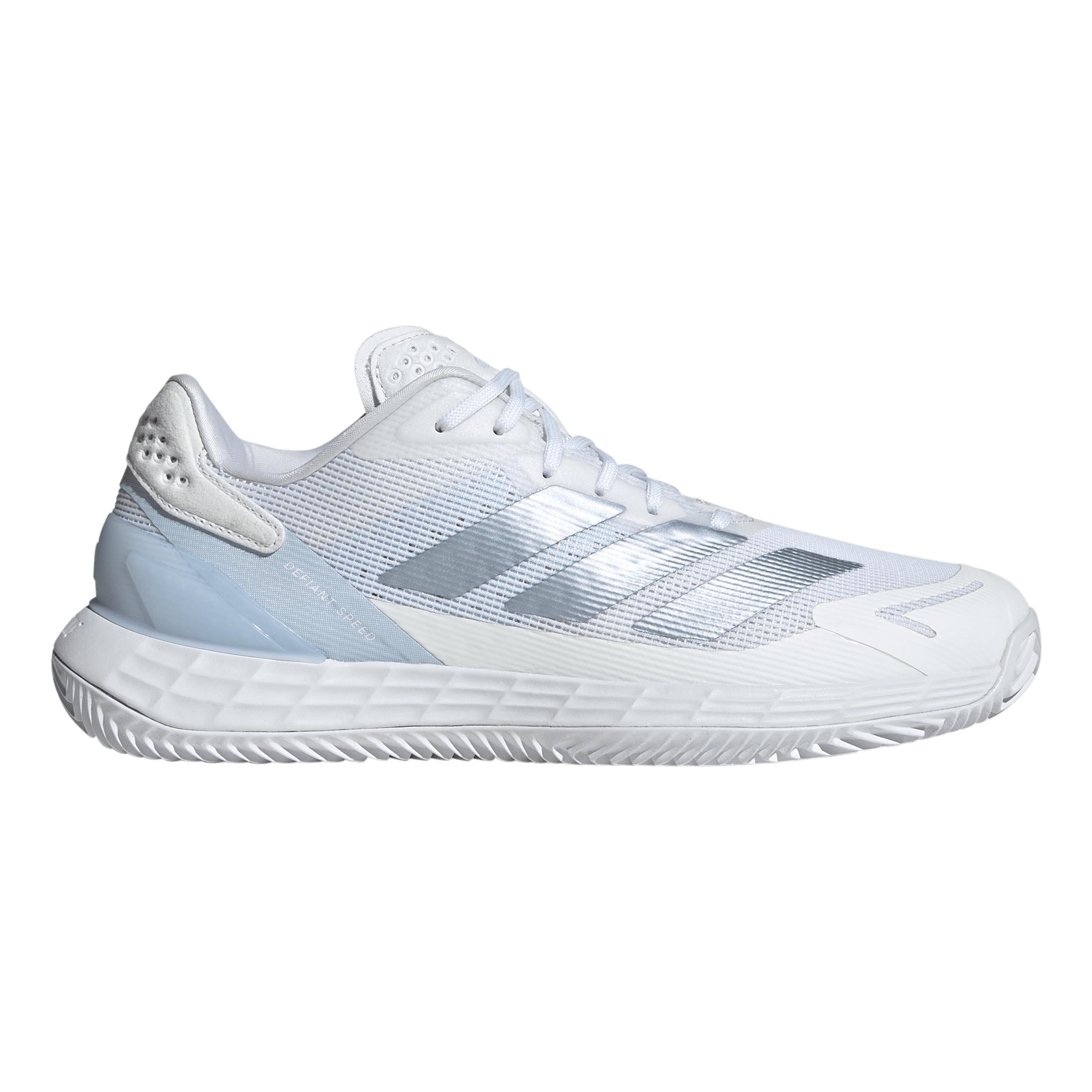 adidas Defiant Speed 2 Grusbanesko Damer - hvid, lyseblå