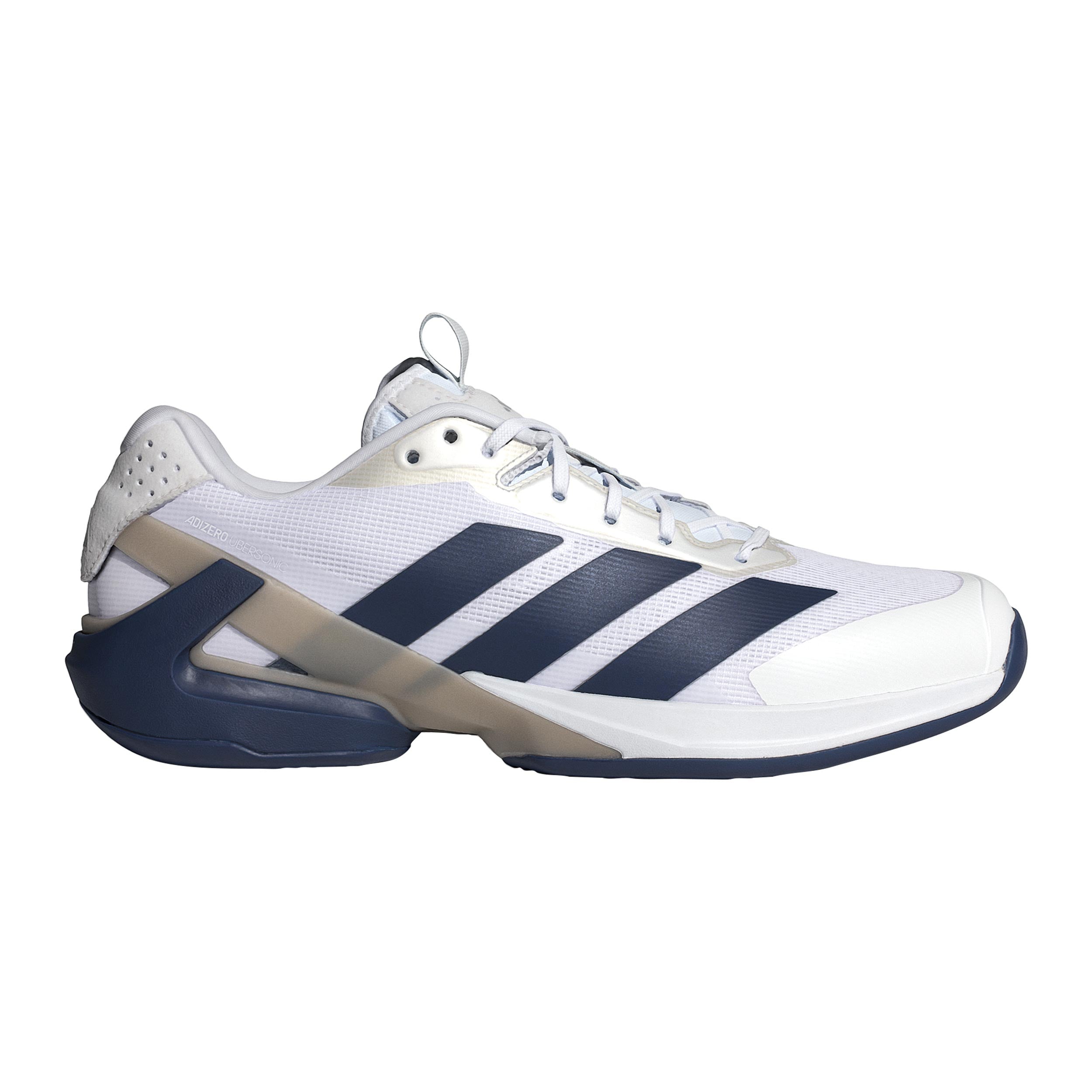 adidas adizero Ubersonic 5  Allcourt-sko Herrer - hvid, mørkeblå
