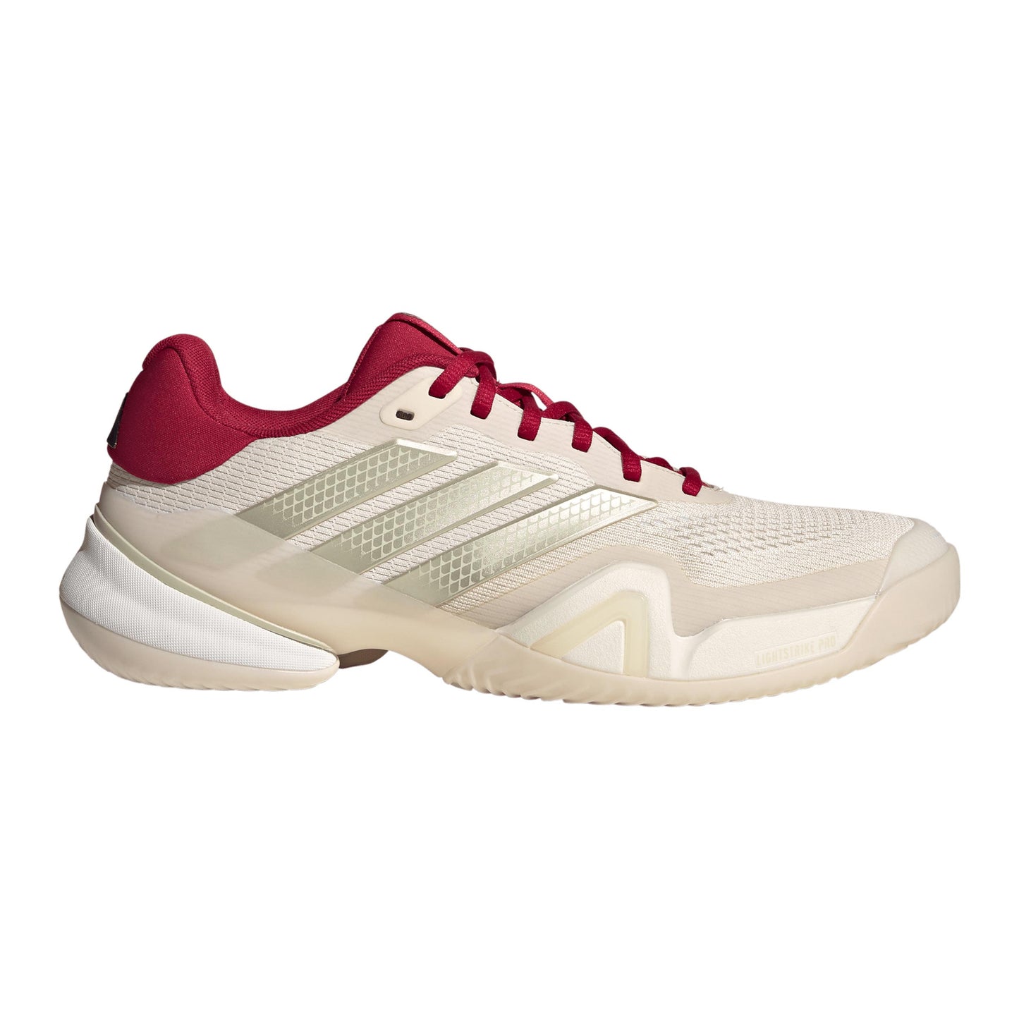 adidas Barricade 14 Allcourt-sko Herrer - hvid, mørkerød