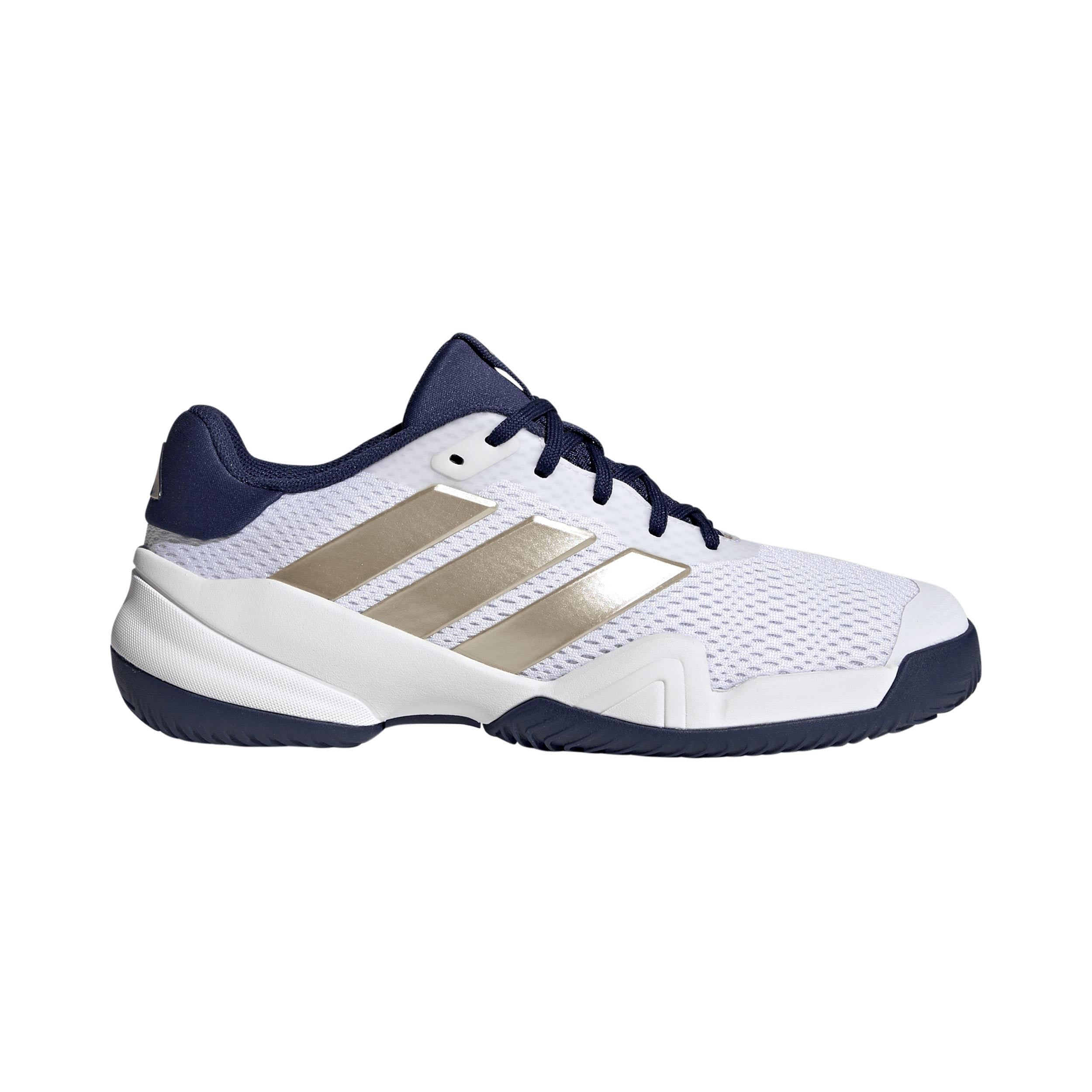 adidas Barricade Allcourt-sko Børn - hvid, sort