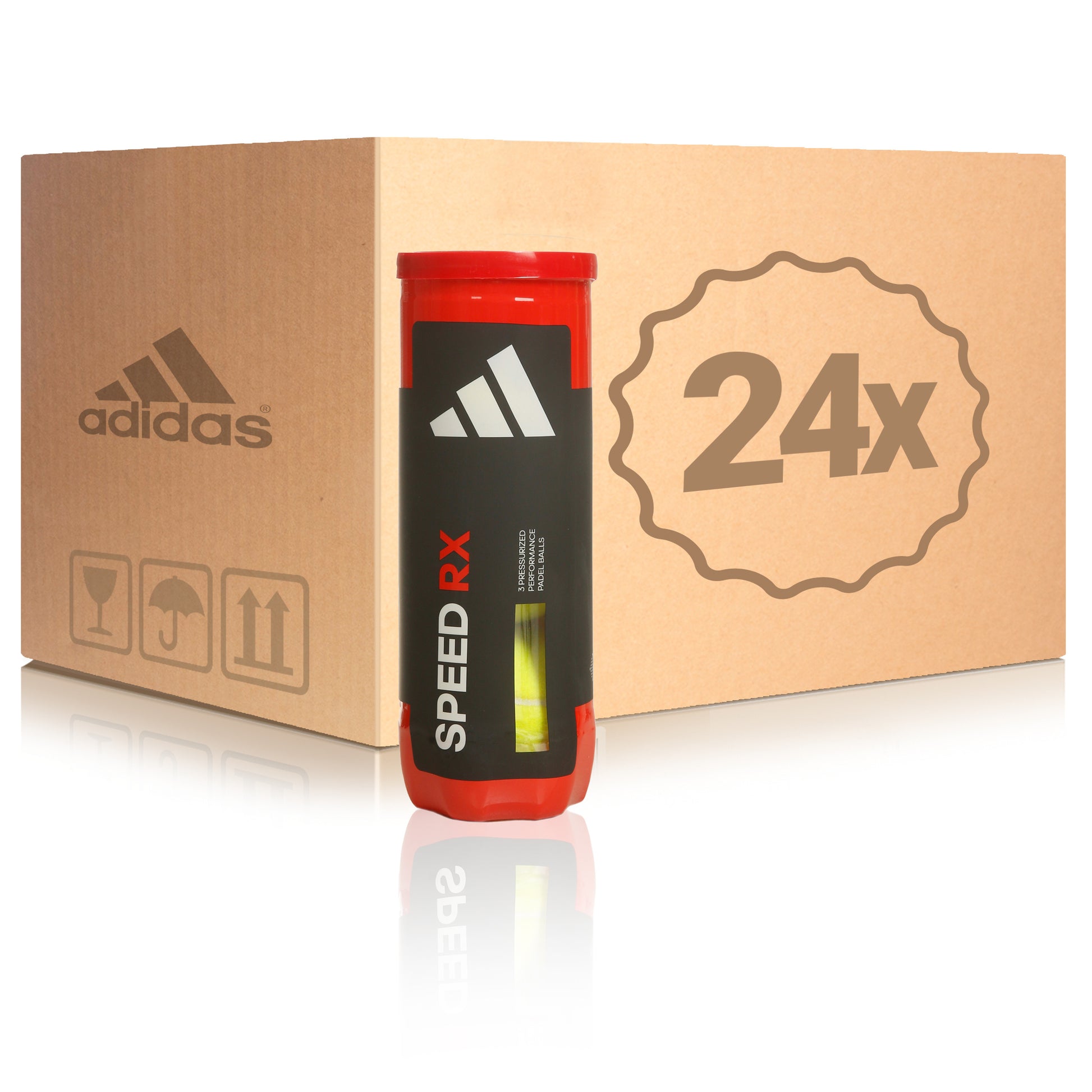 adidas 24x dåse med 3 Speed RX I karton