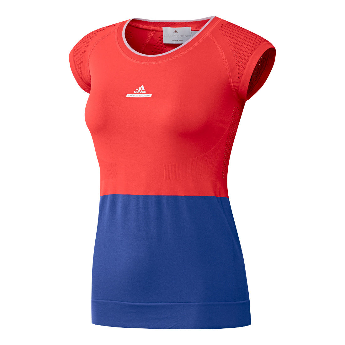 adidas Barricade T-shirt Damer - rød, blå