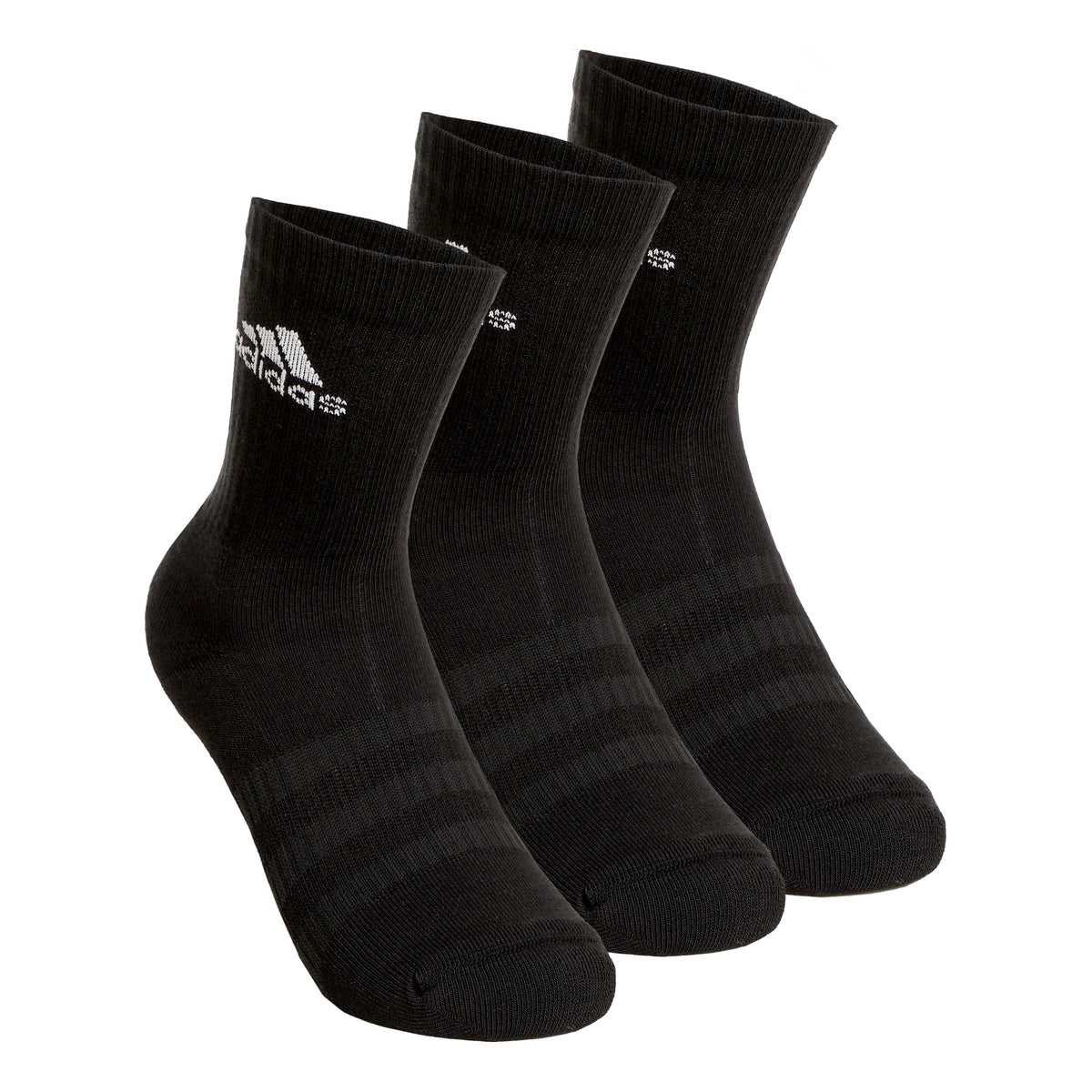 adidas Cush Crew Sportssokker Pakke med 3 Unisex - sort, hvid